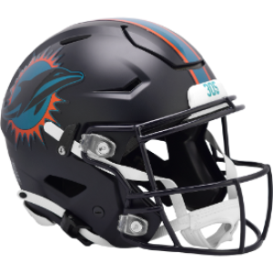 Miami Dolphins NFL AFC East Rivalries Riddell Full Size Authentic SpeedFlex Helmet NEW RELEASE for 2025