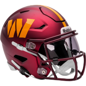Washington Commanders 2022-2025 Anodized Maroon Riddell Midi Size SpeedFlex Helmet NEW RELEASE for 2025
