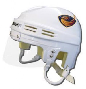 Atlanta Thrashers Away Authentic Mini Helmet