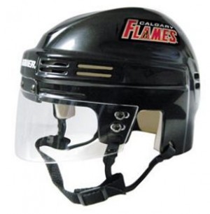 Calgary Flames Home Authentic Mini Helmet