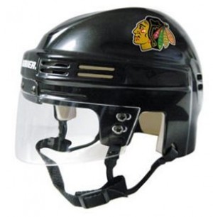 Chicago Blackhawks Home Authentic Mini Helmet