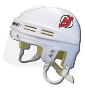 New Jersey Devils Away Authentic Mini Helmet