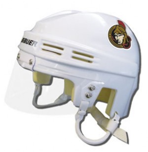 Ottawa Senators Away Authentic Mini Helmet