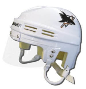 San Jose Sharks Away Authentic Mini Helmet