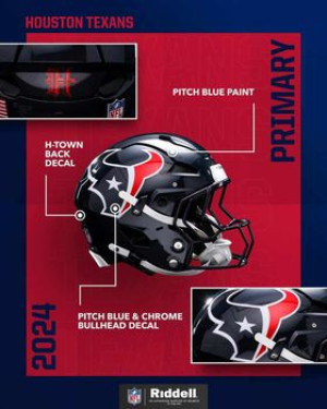 Houston Texans Riddell Full Size Authentic SpeedFlex Helmet New 2024 Primary