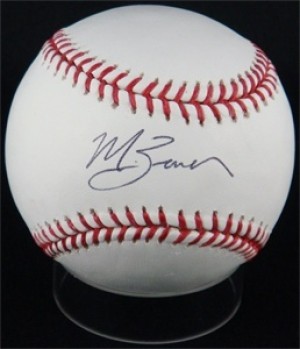 Michael Bowden Signed Rawlings Official Major League Baseball