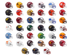 Riddell NCAA Virginia Tech Hokies 2018 White Speed Pocket Size Football Helmet