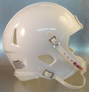Riddell White Blank Customizable Speed Mini Football Helmet Shell