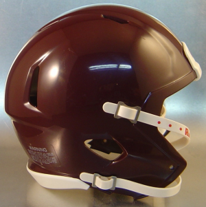 Riddell Maroon Blank Customizable Speed Mini Football Helmet Shell