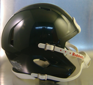 Riddell Dark Green Blank Customizable Speed Mini Football Helmet Shell