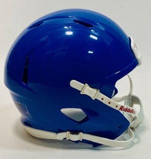 Riddell Royal Blue Blank Customizable Speed Mini Football Helmet Shell