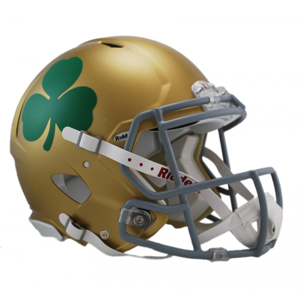 Notre Dame Fighting Irish Shamrock Riddell Full Size Authentic Speed Helmet