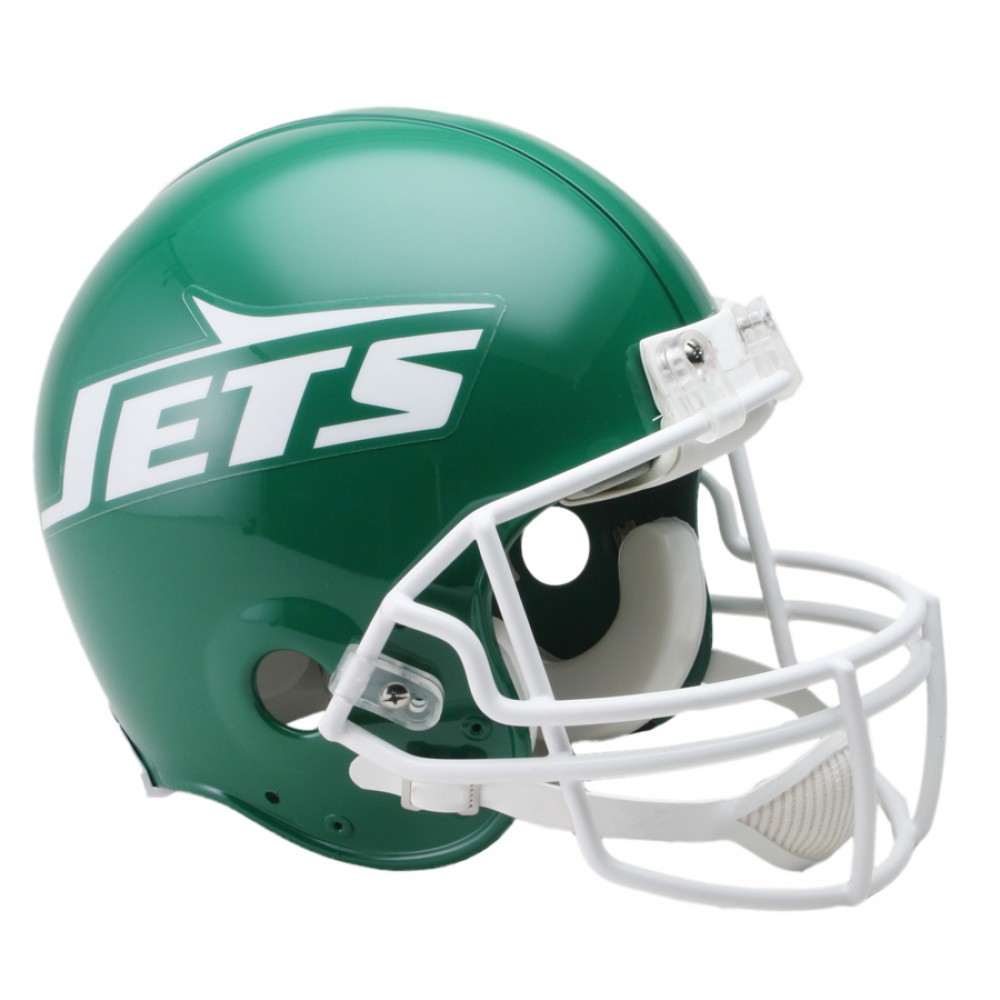 Riddell NFL New York Jets 1978-1989 Throwback Authentic Vsr4 Full Size Football Helmet