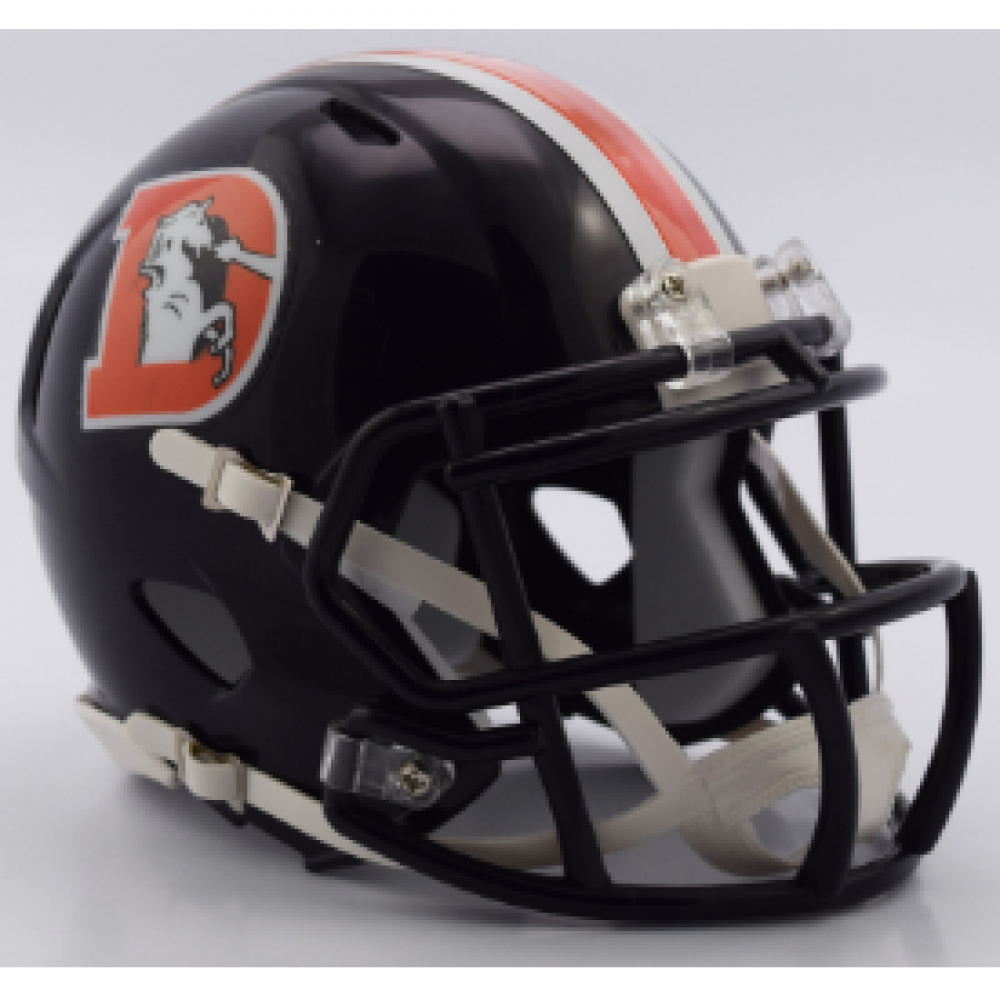 Denver Broncos 2019 Color Rush Riddell Mini Speed Helmet