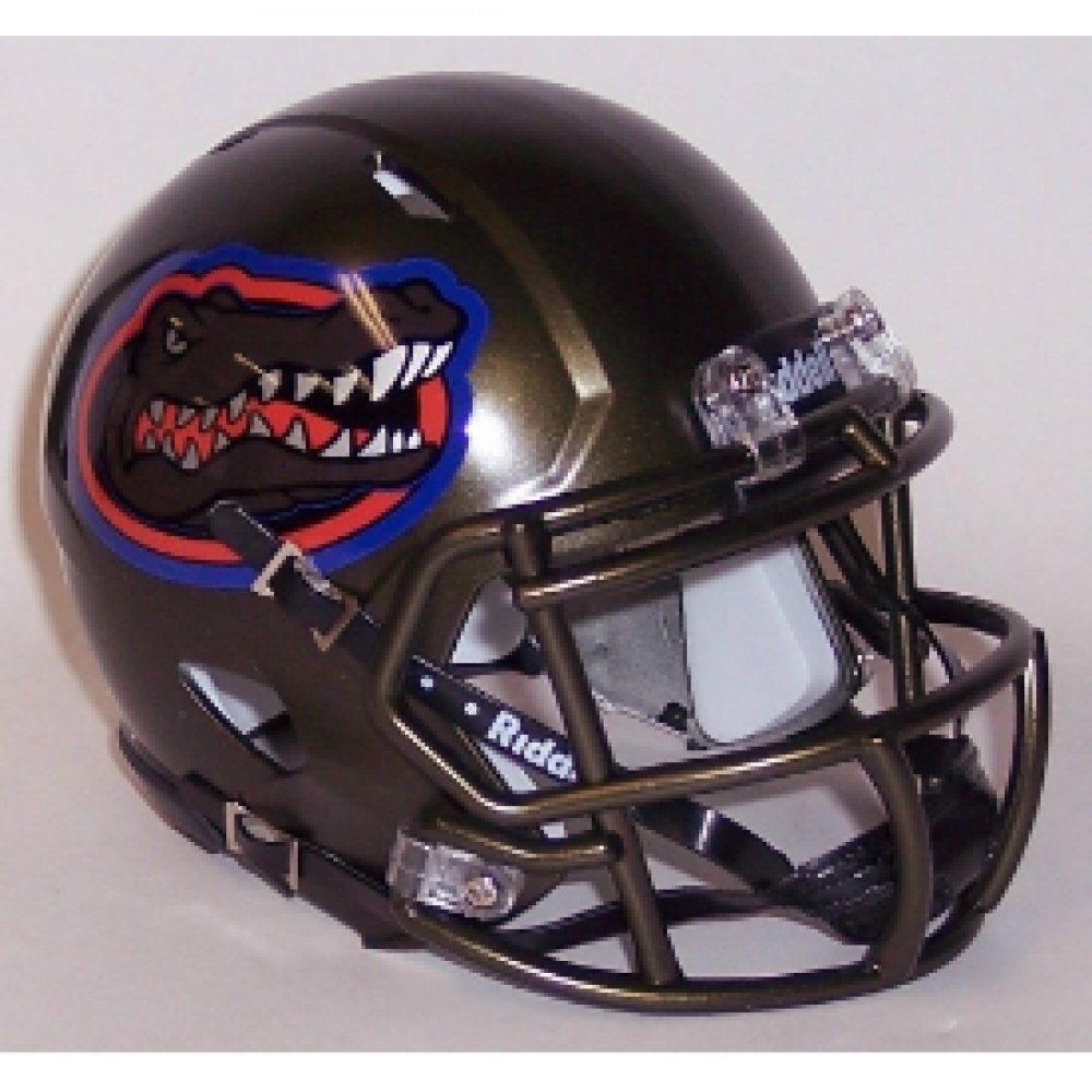 Riddell NCAA Florida Gators 2017 Swamp Green Speed Mini Football Helmet