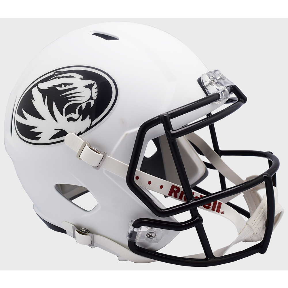Riddell Missouri Tigers 2018 Matte White Authentic Speed Full Size Helmet