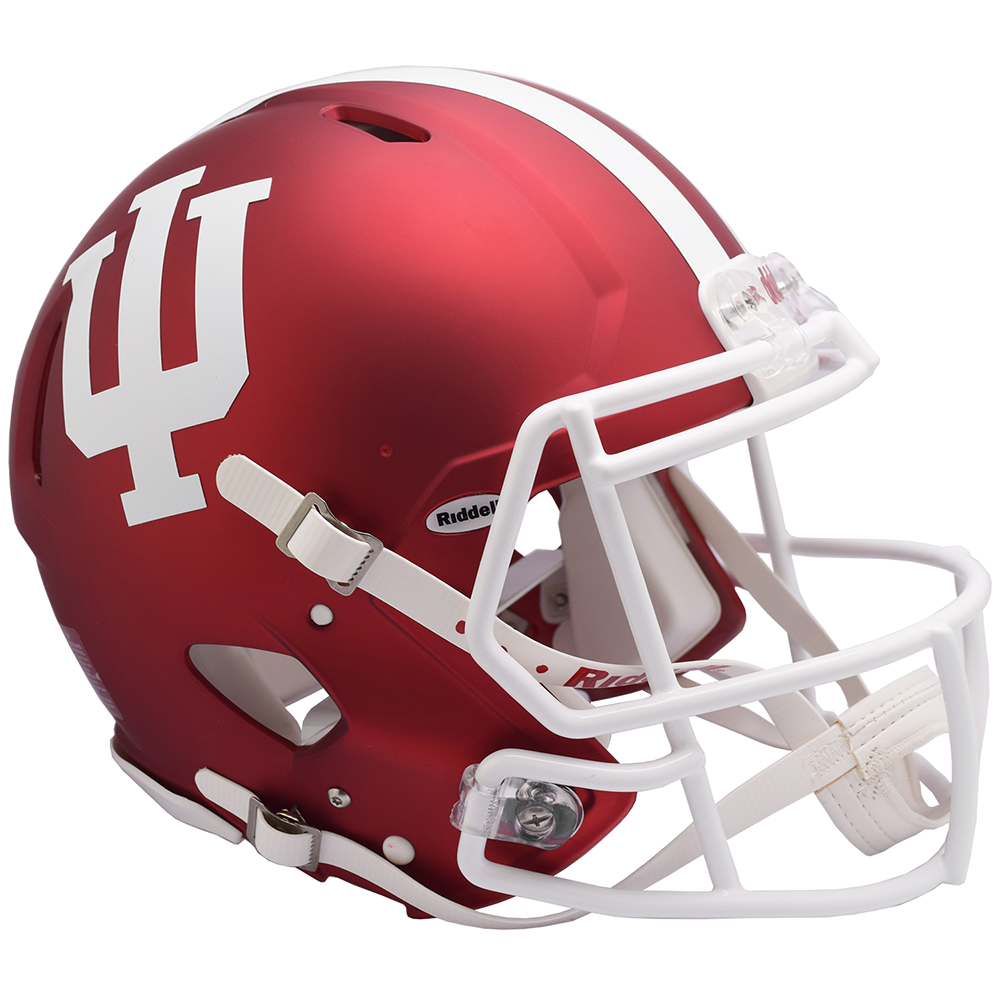 Red Riddell Sports NCAA Indiana Hoosiers Speed Authentic Helmet