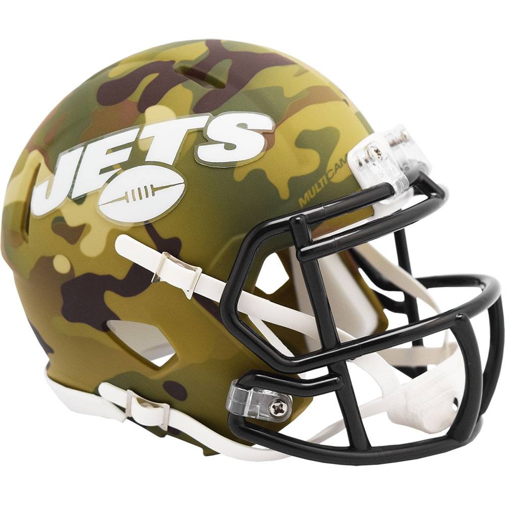 New York Jets 2020 Camo Riddell Full Size Replica Speed Helmet
