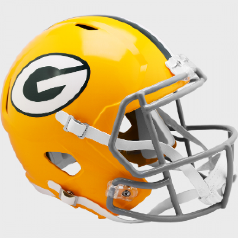 Green Bay Packers 1961-1979 Throwback Riddell Full Size Replica Speed Helmet