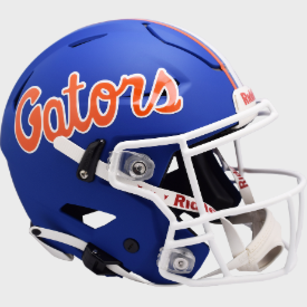 Florida Gators Flat Blue Script Riddell Full Size Authentic SpeedFlex Helmet New 2023