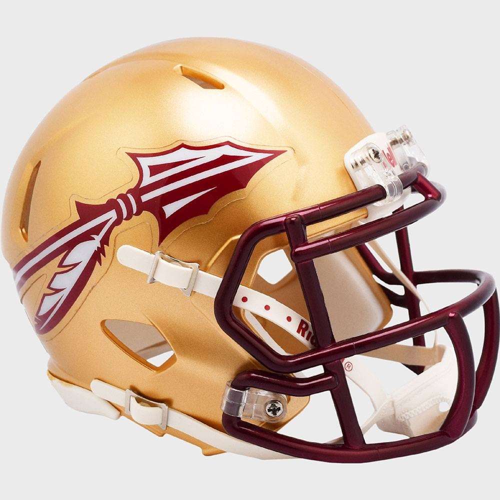 Florida St Seminoles Metallic Paint Riddell Mini Speed Helmet New 2022