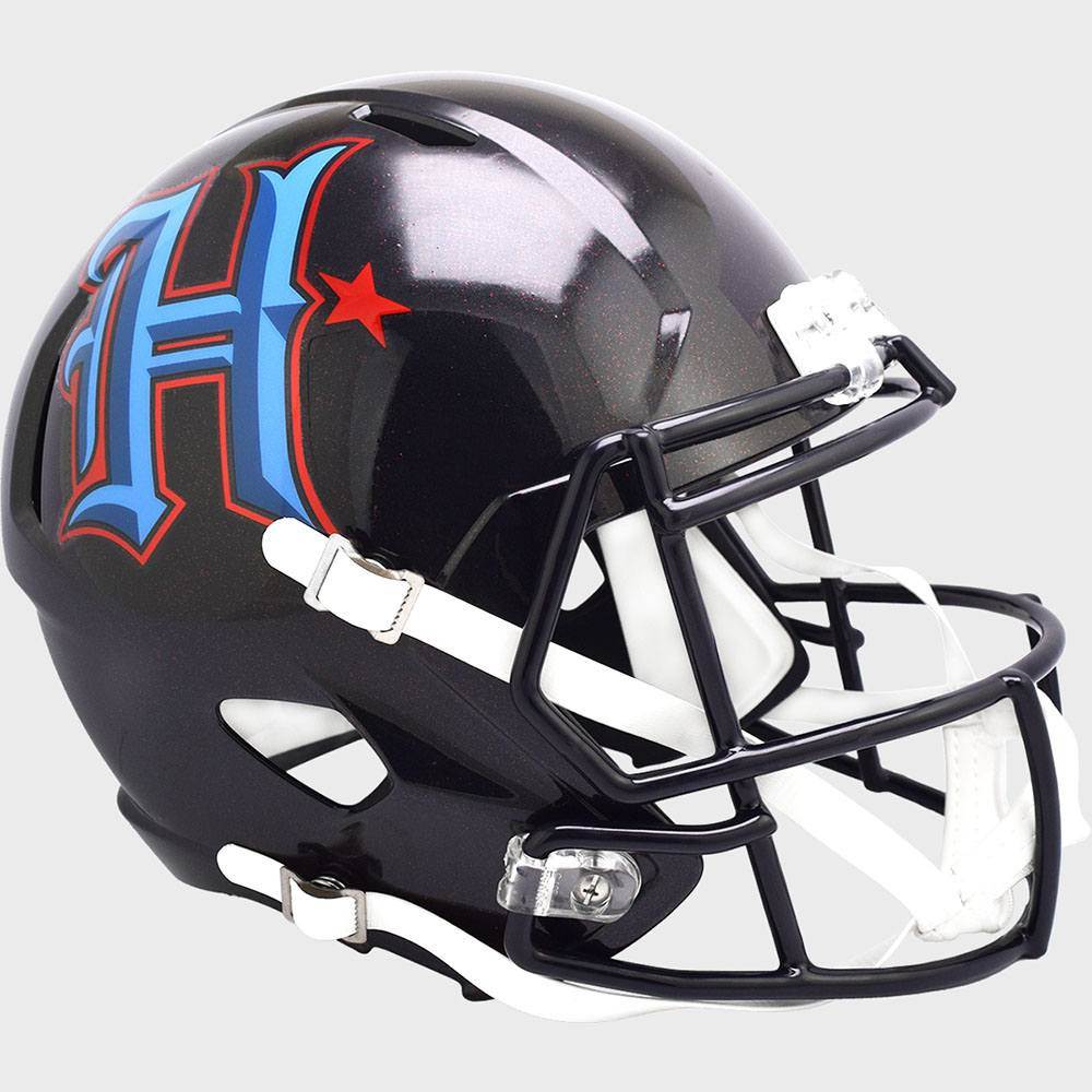 Houston Texans On-Field Alternate Riddell Full Size Replica Speed Helmet ​​H-Town New 2024