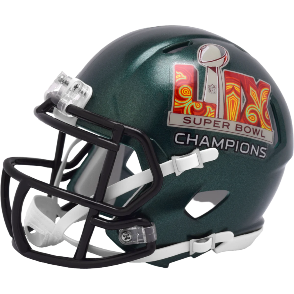 Limited Edition Philadelphia Eagles NFL Super Bowl 59 Champions Riddell Mini Speed Helmet New 2025