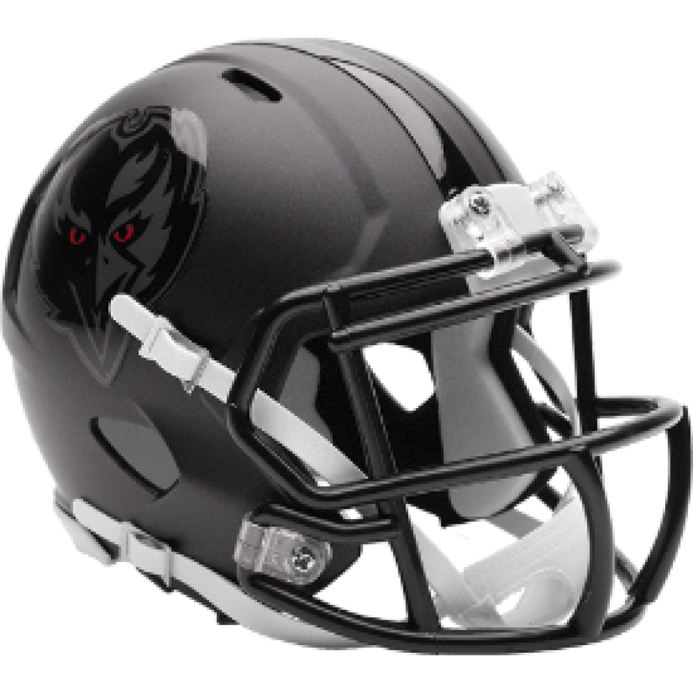 Baltimore Ravens On-Field Alternate Riddell Mini Speed Helmet Darkness Flat Black Crystal Shell New 2026