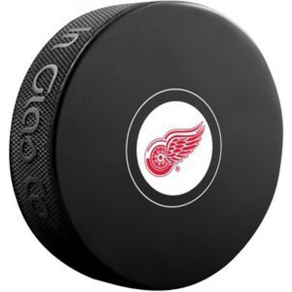 InGlasCo NHL Detroit Red Wings Autograph Souvenir Ice Hockey Puck
