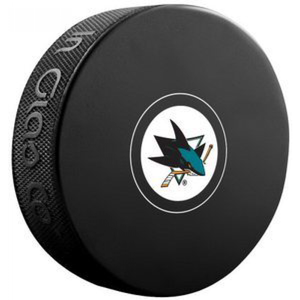 InGlasCo NHL San Jose Sharks Autograph Souvenir Ice Hockey Puck