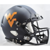 West Virginia Mountaineers Satin Navy Riddell Full Size Authentic Speed Helmet