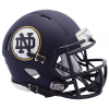 Notre Dame Fighting Irish 2018 Shamrock Series Matte Navy Riddell Mini Speed Helmet
