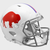 Buffalo Bills 1965-1973 Throwback Riddell Full Size Authentic Speed Helmet ​White Shell