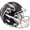Atlanta Falcons 2020-2025 Throwback Riddell Full Size Authentic Speed Helmet Satin Nickel Facemask