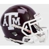 Texas A&M Aggies 2020 White Facemask Riddell Mini Speed Helmet