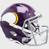 Minnesota Vikings 1961-1979 Throwback Riddell Full Size Replica Speed Helmet with Gray Facemask