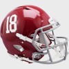 Alabama Crimson Tide #18 Riddell Full Size Authentic Speed Helmet