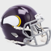 Minnesota Vikings 1961-1979 Throwback Riddell Mini Speed Helmet with Gray Facemask