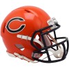 Chicago Bears On-Field Alternate Riddell Mini Speed Helmet Orange Shell New 2022