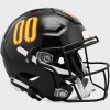 Washington Commanders On-Field Alternate Riddell Full Size Authentic SpeedFlex Helmet ​​Black Shell with Double Zero New 2023