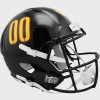 Washington Commanders On-Field Alternate Riddell Full Size Replica Speed Helmet Black Shell with Double Zero New 2023