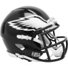 Philadelphia Eagles On-Field Alternate Riddell Mini Speed Helmet Black Shell New 2022