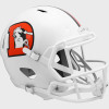 Denver Broncos On-Field Alternate Snowcapped Riddell Full Size Replica Speed Helmet White Shell with White Facemask New 2023