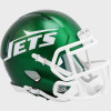 New York Jets On-Field Alternate Legacy Sack Exchange Tribute Riddell Mini Speed Helmet Green Shell with White Facemask New 2023