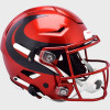 Houston Texans On-Field Alternate Riddell Full Size Authentic SpeedFlex Helmet Battle Red Shell with Red Chrome Facemask New 2024