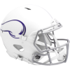 Minnesota Vikings On-Field Alternate Riddell Full Size Authentic Speed Helmet Winter Warrior White Shell with Silver Facemask New 2024