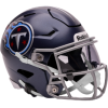 Tennessee Titans 2018-2025 Throwback Riddell Midi Size SpeedFlex Helmet Satin Navy Metallic New 2025