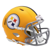 Pittsburgh Steelers On-Field Alternate Riddell Full Size Authentic SpeedFlex Helmet 1933 Throwback with Flat Yellow Gold Shell and Light Gray Facemask New 2025
