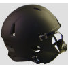 Riddell Matte Black with Black Parts Blank Customizable Speed Mini Football Helmet Shell