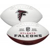 Atlanta Falcons White Wilson Official Size Autograph Series Signature Football